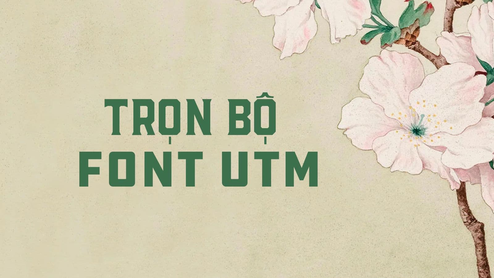 Trọn bộ font chữ UTM Việt hóa (196 font)